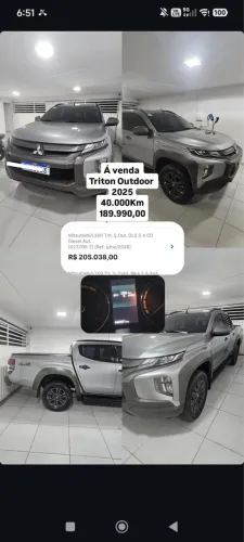 Mitsubishi L200 Trit. S.out. GLS 2.4 CD Diesel Aut. 2025