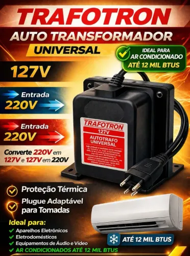 Auto transformador bivolt