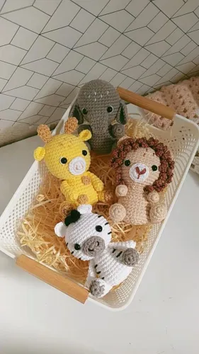 Mini Safari Amigurumi/ Crochê