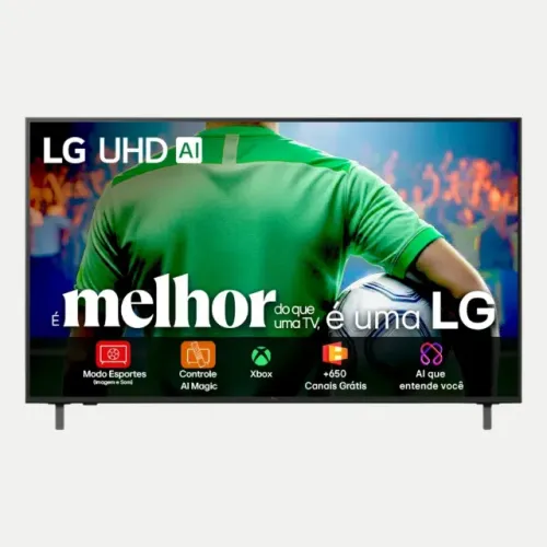 Smart TV Profissional 4K 65" LG UHD 65AU801 Processador ?7 AI Ger8 Bivolt