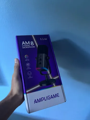 Microfone fine Am8 e braço articulado BM88
