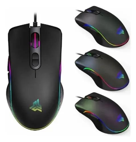 Mouse Gamer Optico Led Rgb Chroma 4800 Dpi Usb 7 Botões Knup