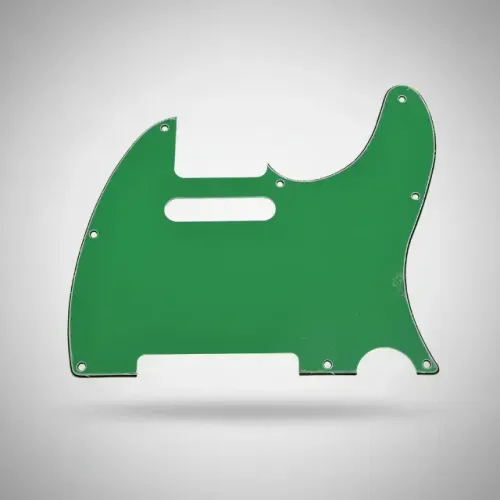 Escudo Guitarra Telecaster 8 Furos 3mm Verde vintage