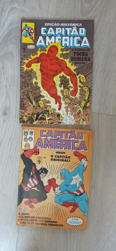 Capitão América Nº 161 e 170 Abril - Edição Especial 100 Páginas + Edição Histórica