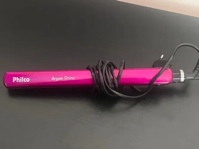 Prancha rosa Argan Shine