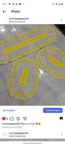 Tapete de crochê , jogos de crochê , souplas a pronta entrega