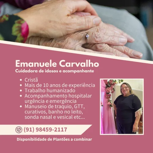 Cuidadora de idosos e acompanhante