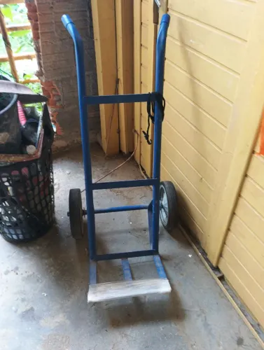Carrinho Carro Armazém Para Cargas 150kg Metalosa Azul