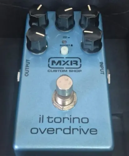 Pedal MXR Custom Shop Il Torino Overdrive Booster Made in USA zerado com caixa!