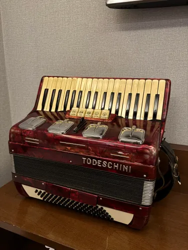 Acordeon sanfona super 5 todeschini 80 baixo