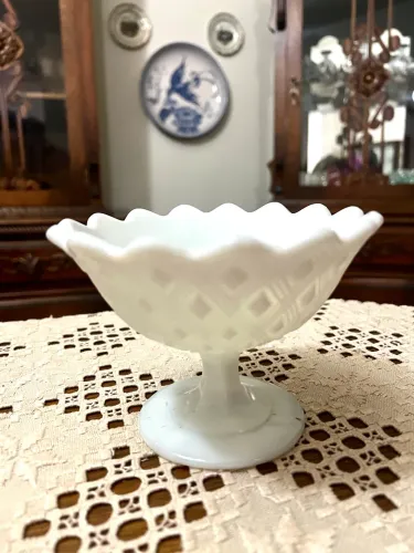 Bowl Milk Glass