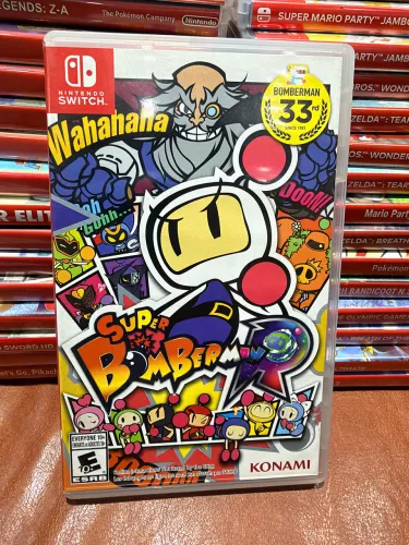 Bomberman R Nintendo Switch - Mídia Física Completa - Excelente Estado