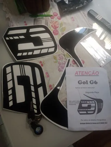 Máscara negra do gol g6