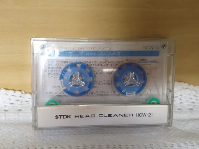 Fita K7 TDK Head cleaner hcw 21