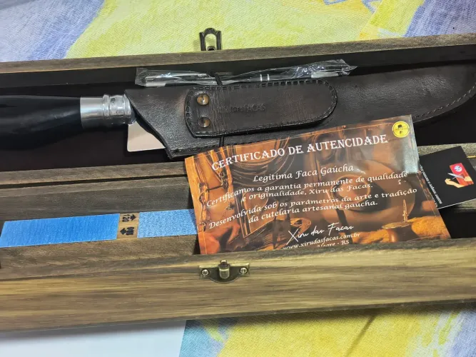 Faca churrasco novo 10 pol