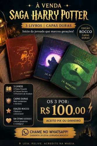 VENDO 3 LIVROS DE HARRY POTTER