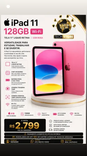 iPad 11 // 128GB WI-FI // ROSA // LACRADO