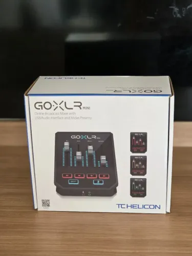 TC Helicon GoXLR MINI - Interface USB/Áudio - Pré-amp Midas - Zero