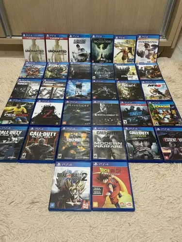 Jogos PS4 à partir de 45,00 lista na descrição
