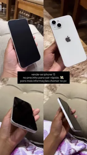 iPhone 13 branco 128gb