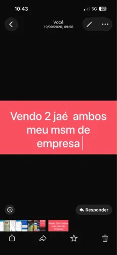 Vendo do meu uso msm 2 jaé de procedência mó