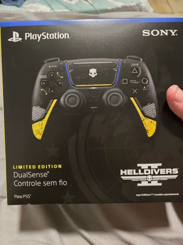 Controle ps5 helldivers lacrado