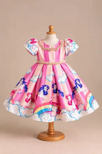 Vestido de festa infantil 