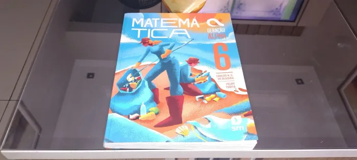 Livro Matemática Geração Alpha 6 ano NOVO 