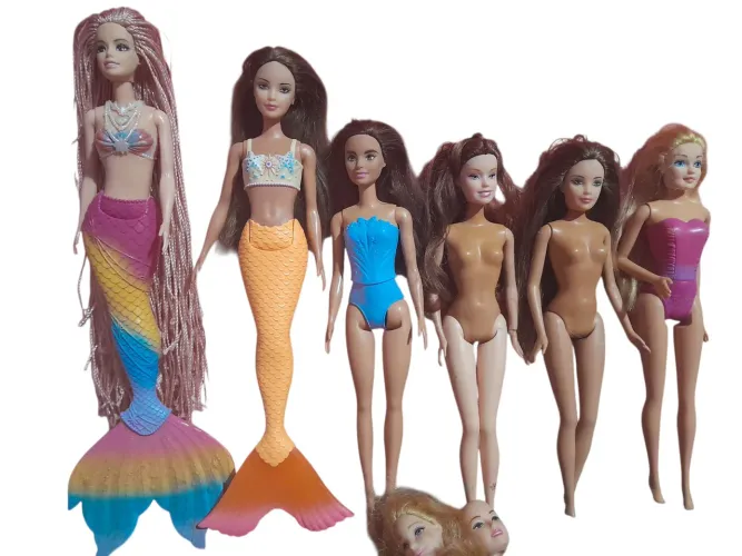 Barbies usadas e sukatas