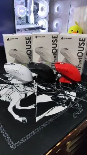 Attack Shark X11 com Dock de Carregamento - Mouse Novo Original - Entregamos