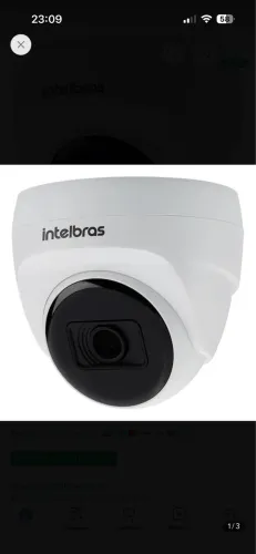Kit CFTV Intelbras - 4 Câmeras + DVR + Rack