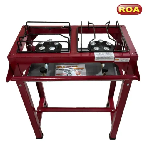Fogão semi industrial com mesa