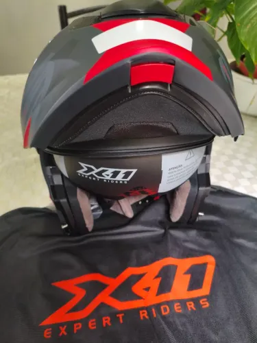 Capacete X11 Turner Escamoteável N° 64 novo.