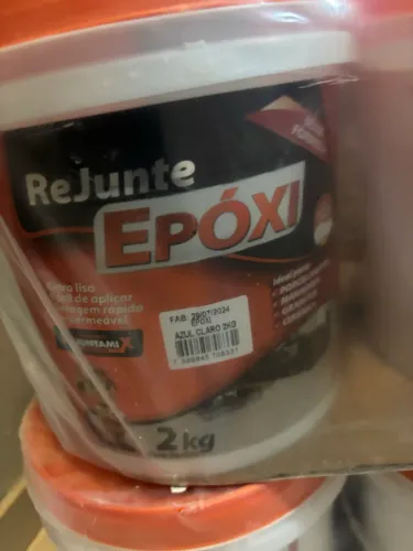 Rejunte epóxi rejunta mix azul claro