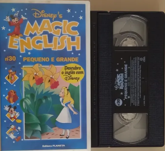 VHS Disney Magic English - 30 - Pequeno e Grande