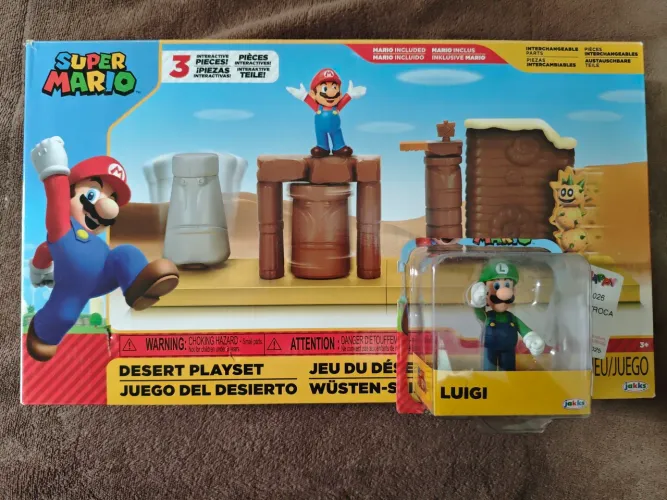 Playset Mario mais Luigi extra