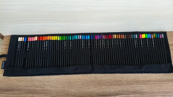 Lápis de Cor Faber-Castell SuperSoft 72 Cores + Estojo de Tecido<br>