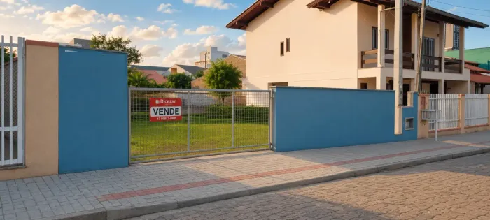 Terreno em localização privilegiada a apenas 450 metros do mar na Praia de Armação, Centro