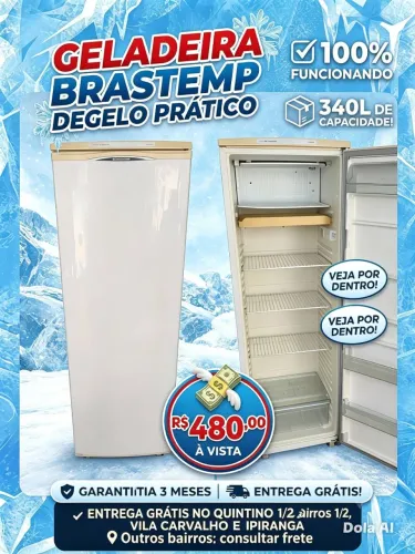Geladeira Brastemp funcionamento perfeito
