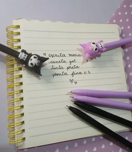 Caneta kuromi em gel