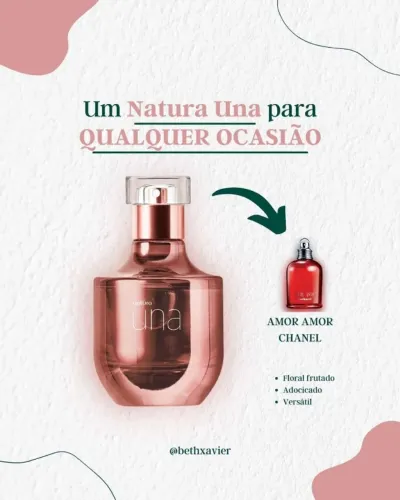 Una Clássico tem a fragrância similar ao Amor Amor Cacharel. 10x sem juros