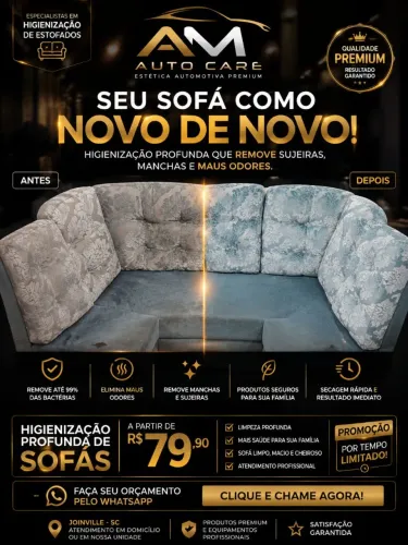 Higienização de Estofados