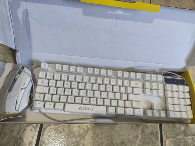 Teclado gaming mouse and keyboard set 