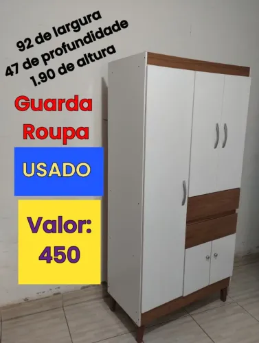 Guarda Roupa - ENTREGO - SEMI NOVO