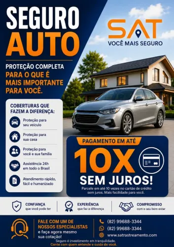 SEGURO AUTOMÓVEL CARROS A PARTIR 2012