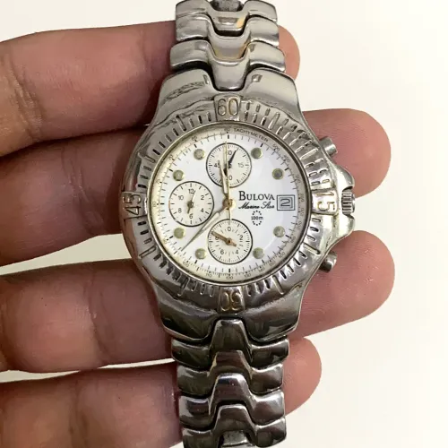 Relógio BULOVA Marine star anos 90 original revisado