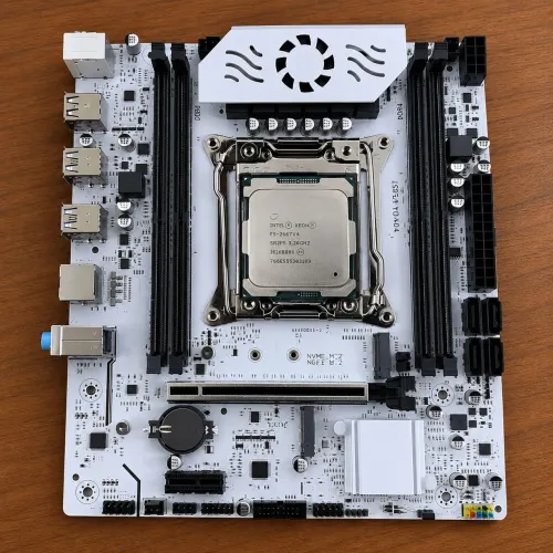 Processador e placa mae x99 2667v4