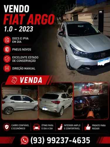 Fiat Argo 1.0 6V Flex. 2023