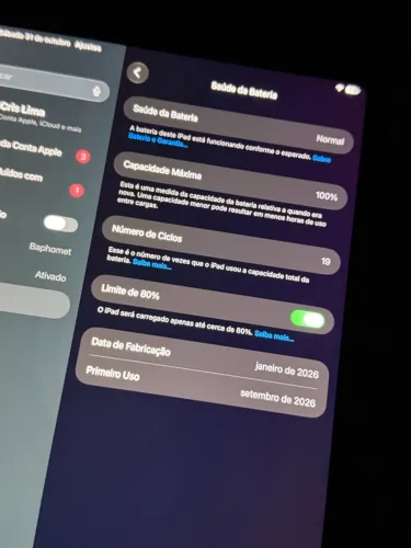 iPad 11, 128GB. NOVÍSSIMO, 30 dias de ativado!!