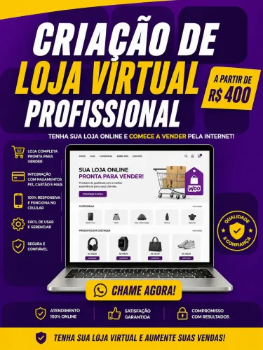 Loja virtual pronta